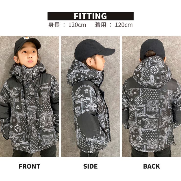 中綿ジャケット キッズ 子供服[品番：ZONK0006971]｜ZI-ON