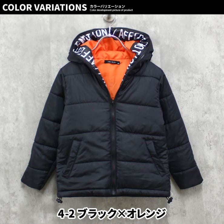 中綿ジャケット 中綿アウター キッズ[品番：ZONK0006963]｜ZI-ON