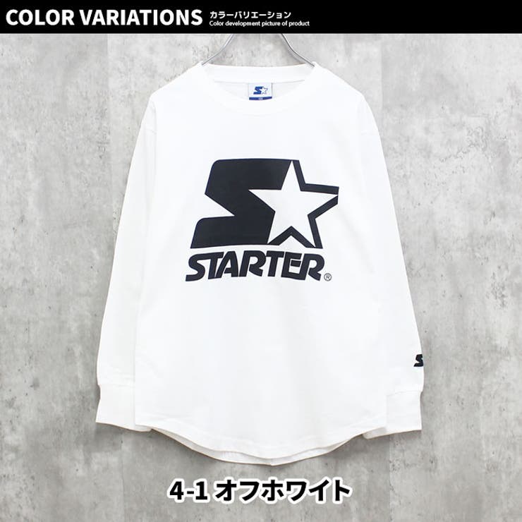 STARTERスターターロンT長袖Tシャツキッズ子供服男の子女の子USAコットン綿100%ティーシャツプリント刺繍ジュニアダンスブランド110cm120cm130cm140cm150cm160cm「STA43-00」