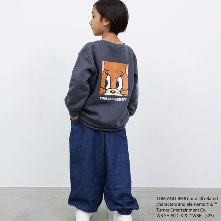 TOM&JERRY 裏起毛トレーナー キッズ | ZI-ON | 詳細画像7 