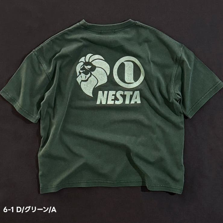 NESTA ピグメント染め 半袖Tシャツ | ZI-ON | 詳細画像8 