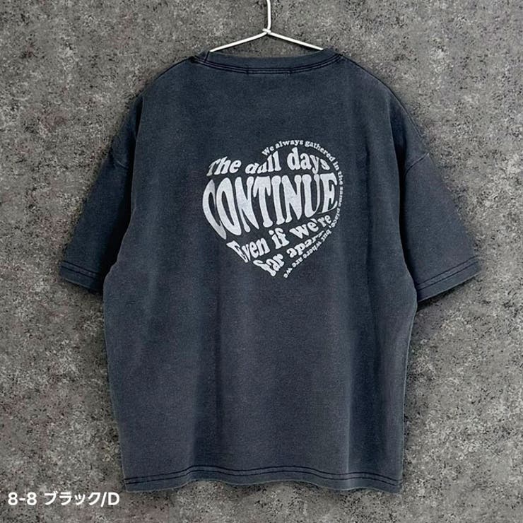モノトーン ピグメント染め 半袖Tシャツ | ZI-ON | 詳細画像12 