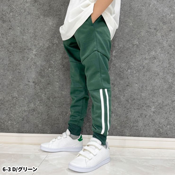 キッズパンツジョガーパンツ子供服男の子女の子ボーイズガールズイージーパンツ裾リブラインパンツ長ズボンジャージルームウエアジュニアカジュアル韓国子供服110cm120cm130cm140cm150cm160cm「513-01」