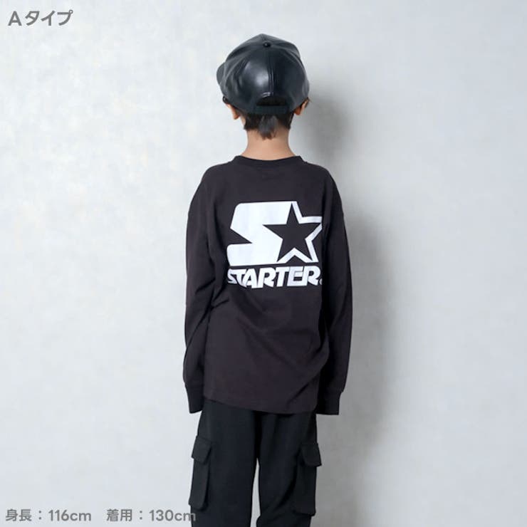 STARTER スターターオーバーサイズプリントロングスリーブTシャツ キッズ | ZI-ON | 詳細画像9 