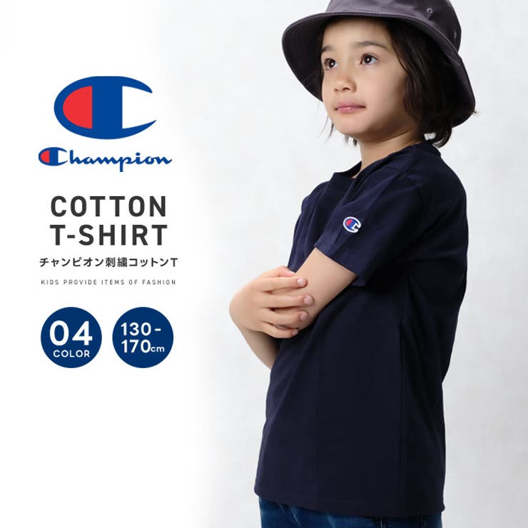 Champion オーバーサイズ ワンポイントTシャツ[品番