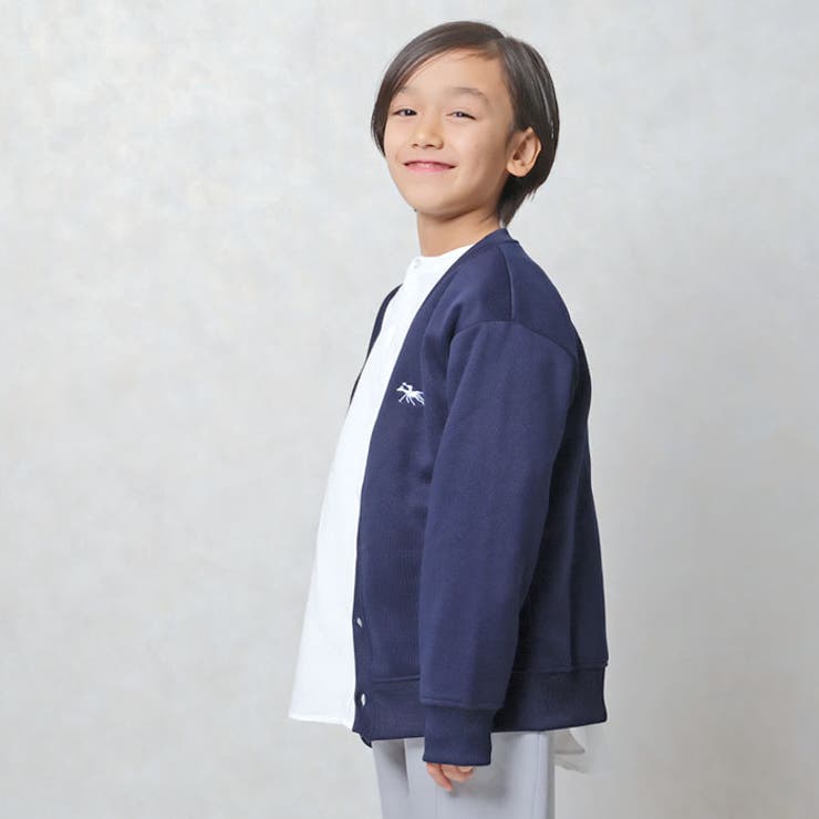 POLOCHAMPS 裏起毛カーディガン キッズ | ZI-ON | 詳細画像6 