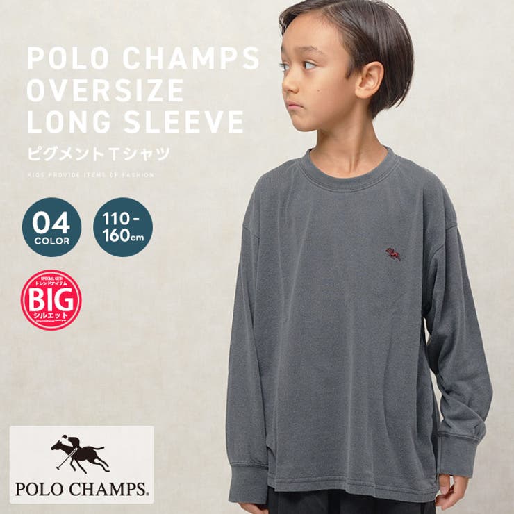 POLOCHAMPS ピグメントBIGロンT ポロチャンプス | ZI-ON | 詳細画像1 