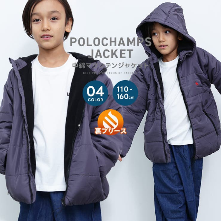 POLOCHAMPS 裏フリース中綿マウンテンジャケット 中綿アウター | ZI-ON | 詳細画像1 