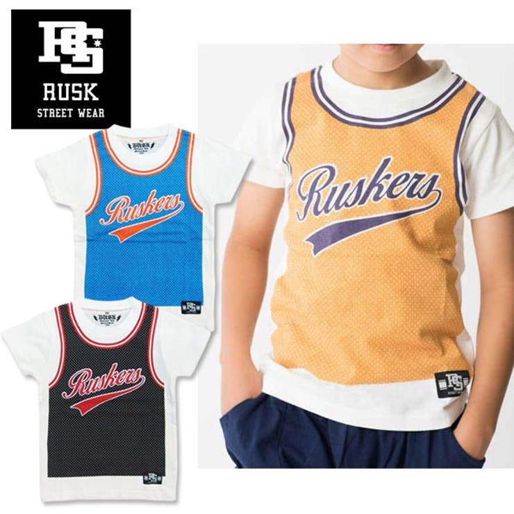 RUSK バスケタンクプリントTシャツ ラスク | ZI-ON | 詳細画像4 