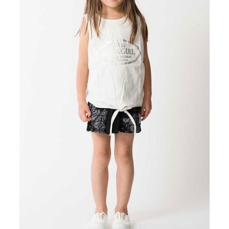 RUSKGIRL 箔プリントロゴタンクトップ ラスクガール | ZI-ON | 詳細画像8 