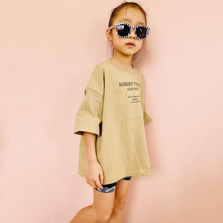 キッズセットアップ上下セット子供服半袖ビッグハーフパンツショートパンツプリントロゴチェックカモフラージュ迷彩総柄ジュニアダンス110cm120cm130cm140cm150cm160cm「421-04.05」