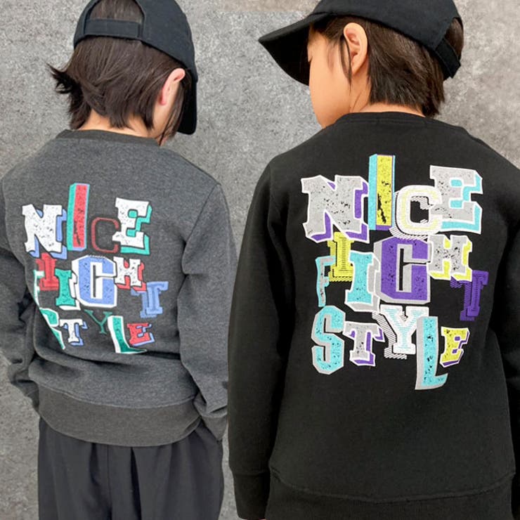 裏起毛プリントトレーナー キッズ トップス | ZI-ON | 詳細画像6 