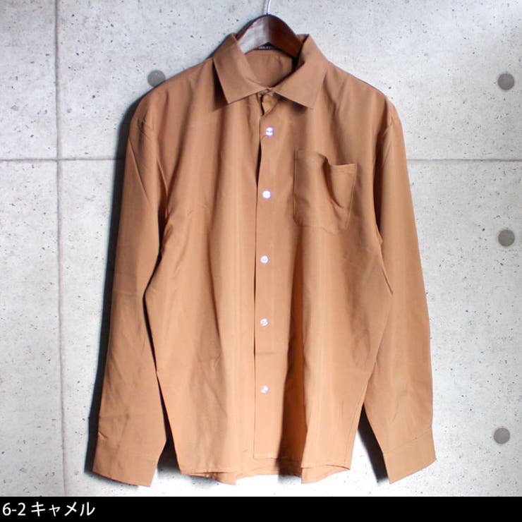 《2枚目半額クーポン》メンズシャツBIGシルエットビッグシルエットビックシルエットビッグシャツBIGシャツ長袖カジュアル無地SHI-JYOMAN秋服「SJ49-100」