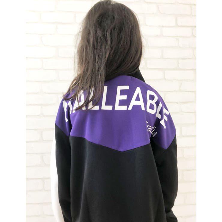 キッズ子供服トップス羽織りアウタージャージジップアップZIP男の子女の子ボーイズガールズダンスプリントロゴ韓国子供服110cm120cm130cm140cm150cm160cm「440-03」