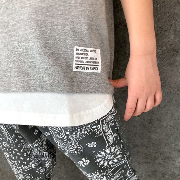 【送料無料】キッズTシャツ子供服半袖無地レイヤード重ね着ジュニアシンプルカジュアルスポーティーストリート110cm120cm130cm140cm150cm160cm「523-112」