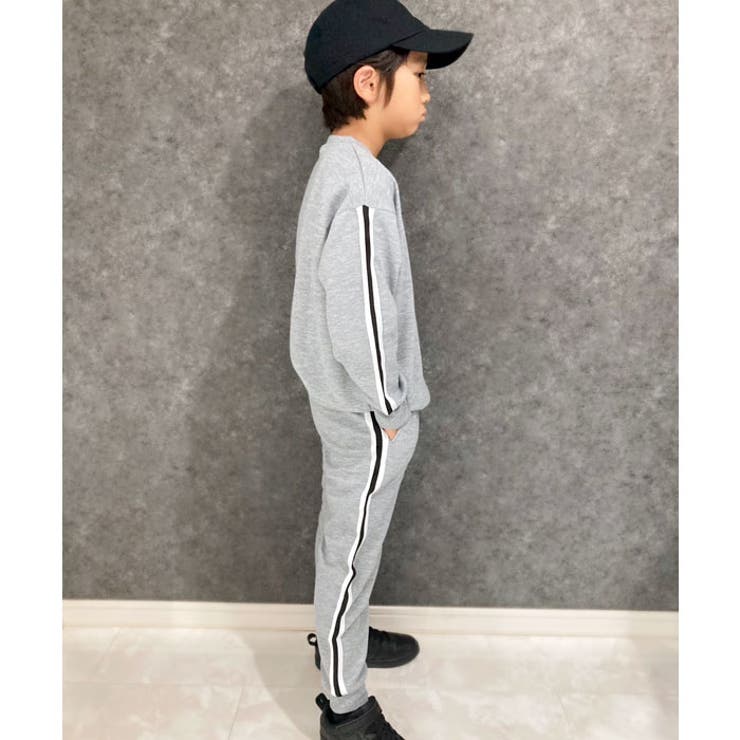 サイドラインスウェットパンツ キッズ パンツ[品番:ZONK0006911 サイドラインスウェットパンツ キッズ パンツ[品番:ZONK0006911