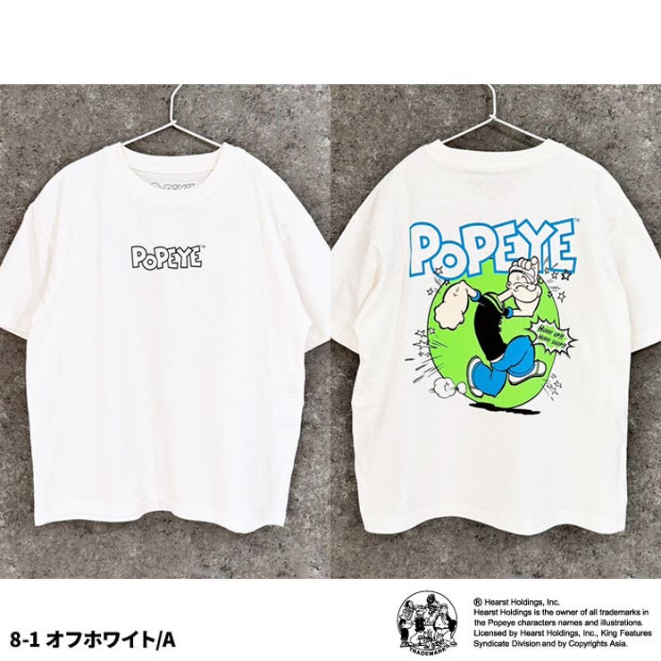 古典 POPEYE キッズ[品番：ZONK0007007]｜ZI オーバーサイズTシャツ トップス