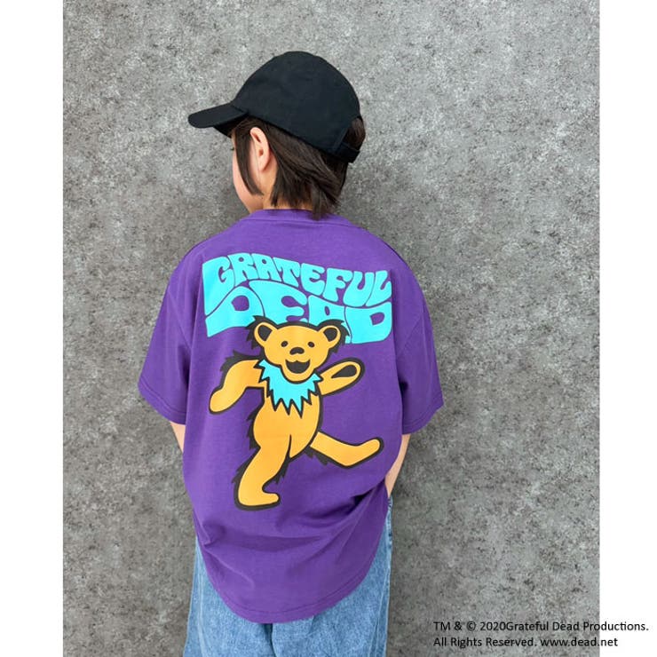 GRATEFULDEAD オーバーサイズTシャツ キッズ[品番：ZONK0007008]｜ZI 