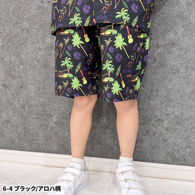 洋服通販 - 新作アイテムを 接触冷感アロハショーツ キッズ 子供服[品番：ZONK0007020]｜ZI パンツ