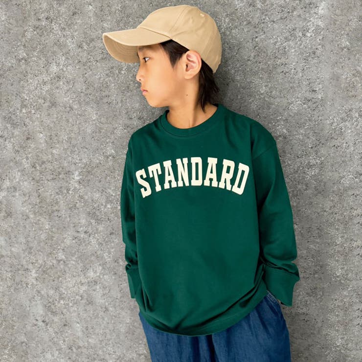 オーバーサイズプリントロンT キッズ 長袖Tシャツ[品番