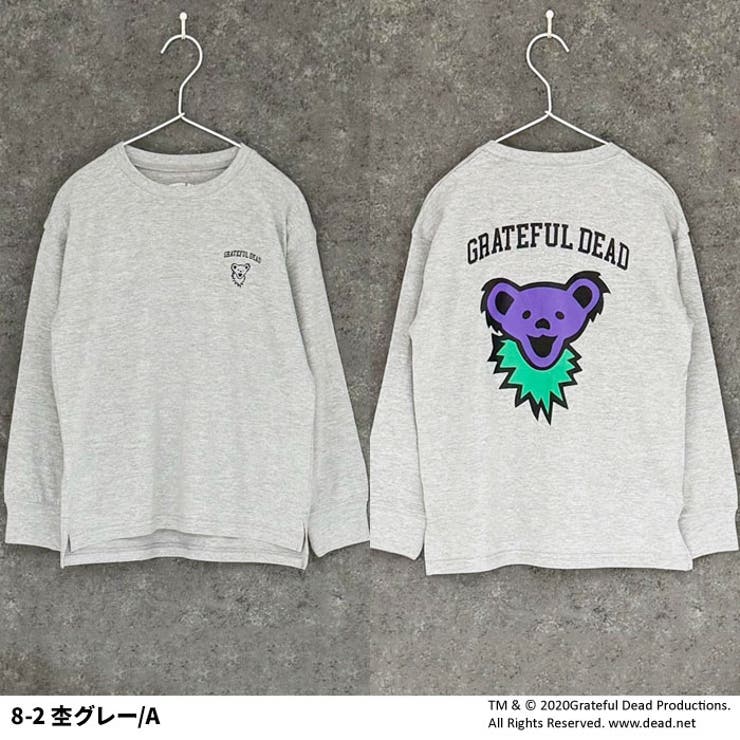 GRATEFULDEAD オーバーサイズロングスリーブTシャツ キッズ[品番