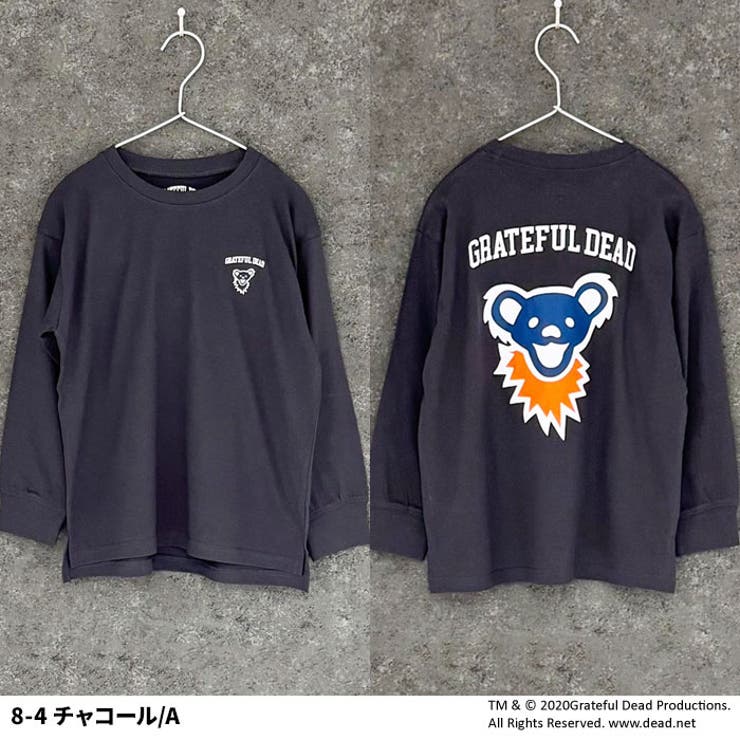 GRATEFULDEAD オーバーサイズロングスリーブTシャツ キッズ[品番