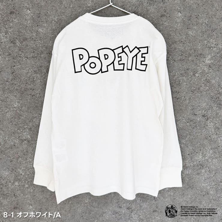 POPEYE オーバーサイズロングスリーブTシャツ  キッズ[品番：ZONK0007082]｜ZI-ON（ジーオン）のキッズファッション通販｜SHOPLIST（ショップリスト）