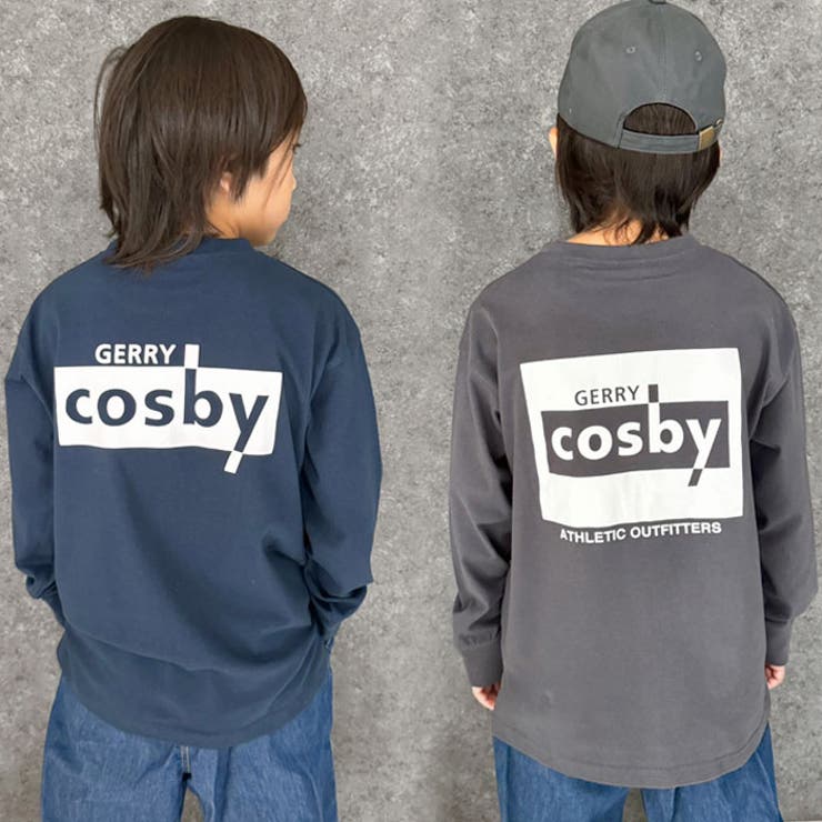 【送料無料】COSBYバックプリントビッグロンTキッズ長袖Tシャツ子供服男の子女の子コスビーロゴ綿100％BIGtシャツビッグシルエットビックブランド秋物秋服韓国子供服110cm120cm130cm140cm150cm160cm「CO44-00」