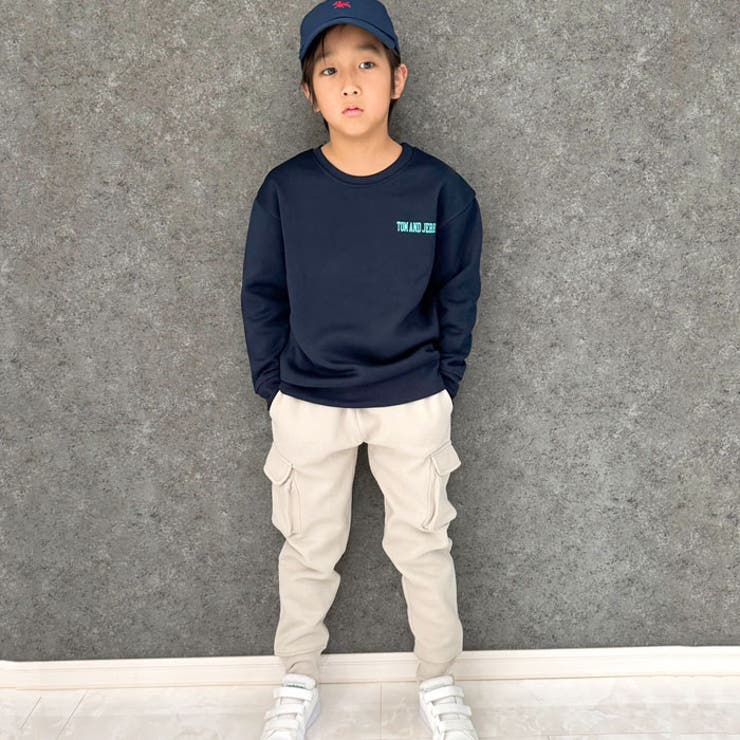 裏起毛スウェットカーゴパンツ キッズ 子供服[品番：ZONK0007106