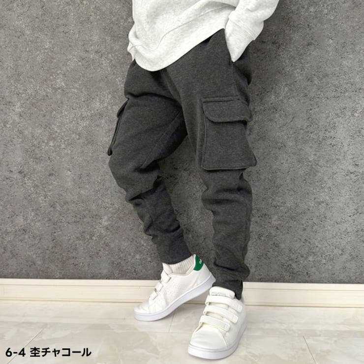 正規代理店 裏起毛スウェットカーゴパンツ キッズ 子供服[品番：ZONK0007106 ボトムス・スパッツ
