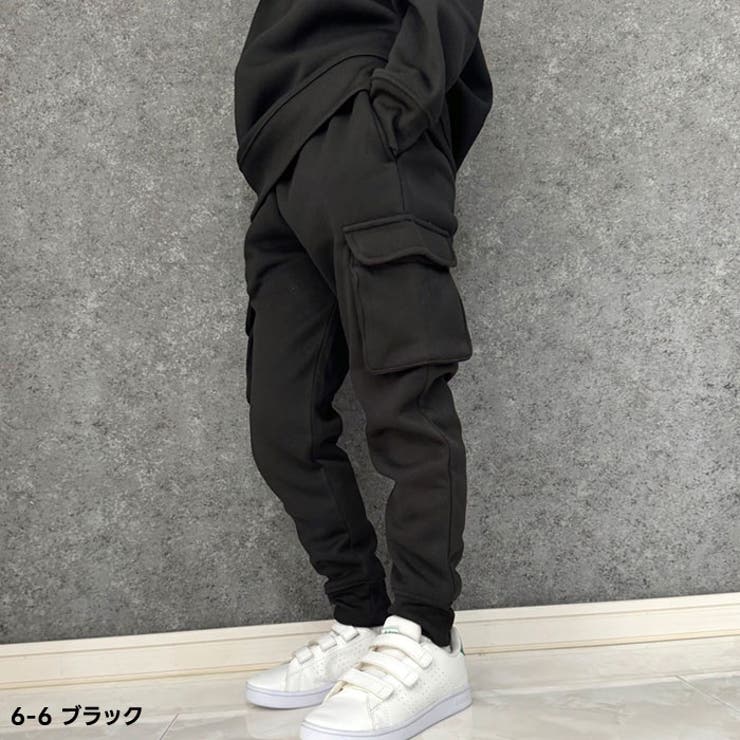裏起毛スウェットカーゴパンツ キッズ 子供服[品番：ZONK0007106