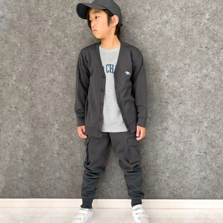 裏起毛スウェットカーゴパンツ キッズ 子供服[品番：ZONK0007106