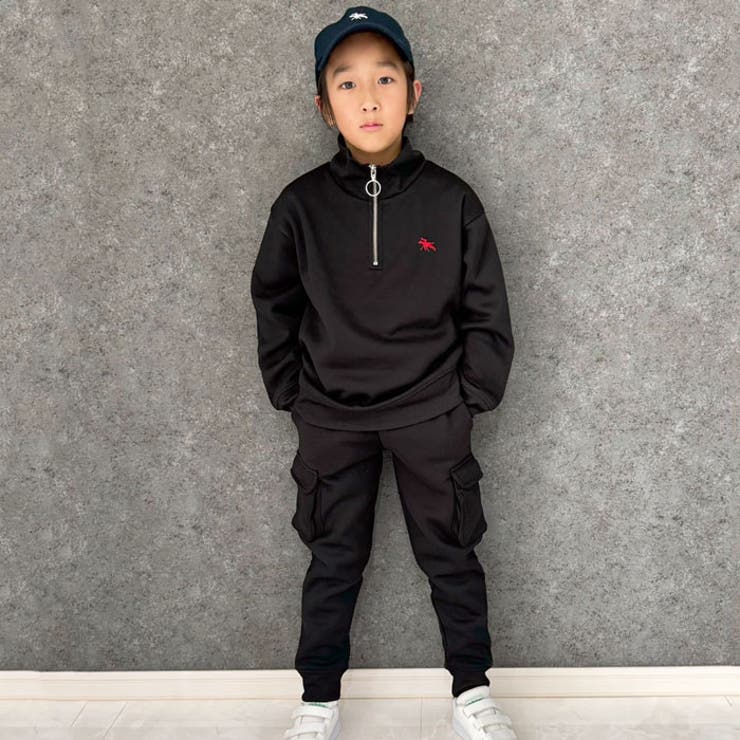 裏起毛スウェットカーゴパンツ キッズ 子供服[品番：ZONK0007106