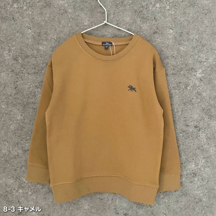 POLOCHAMPS オーバーサイズ裏起毛トレーナー キッズ[品番