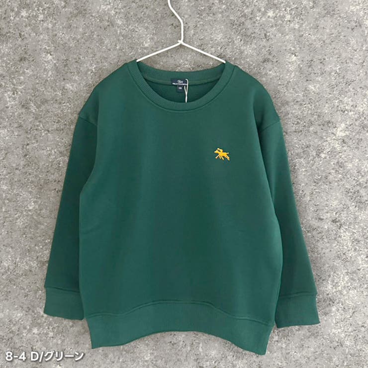 POLOCHAMPS オーバーサイズ裏起毛トレーナー キッズ[品番