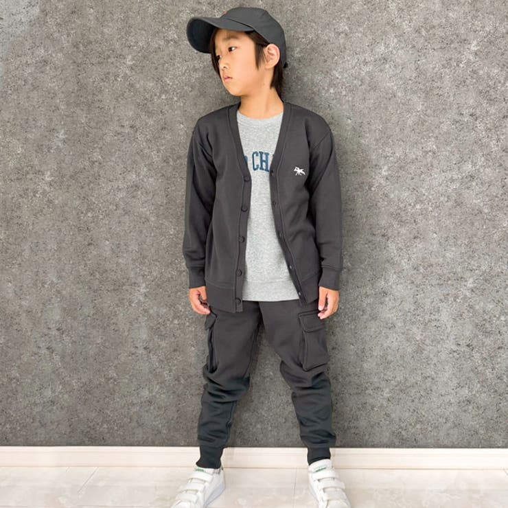 POLOCHAMPS 裏起毛カーディガン キッズ | ZI-ON | 詳細画像3 