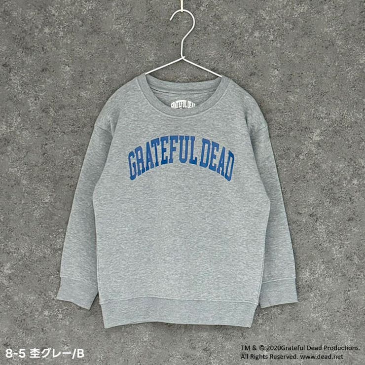 GRATEFULDEADオーバーサイズトレーナーキッズ子供服男の子女の子キャラクターグレイトフルデッド長袖トップススウェットビッグシルエットBIGビックバンド裏起毛冬物冬服秋物秋服韓国子供服110cm120cm130cm140cm150cm160cm「GF44-02」