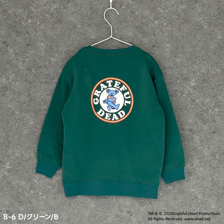 GRATEFULDEAD オーバーサイズ裏起毛トレーナー  キッズ[品番：ZONK0007111]｜ZI-ON（ジーオン）のキッズファッション通販｜SHOPLIST（ショップリスト）