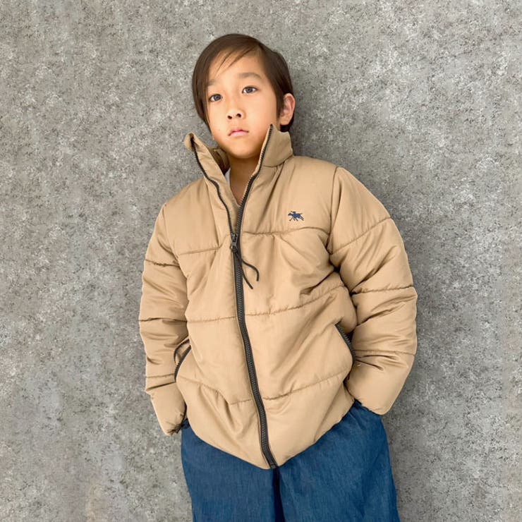 POLOCHAMPS スタンドカラーフェイクダウンジャケット キッズ