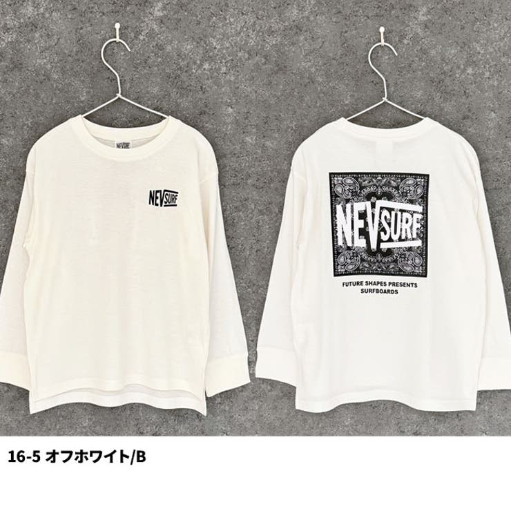 NEVSURFバックプリントBIGロンT キッズ 子供服 | ZI-ON | 詳細画像9 