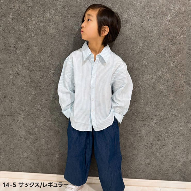 オーバーシャツ キッズ 子供服[品番：ZONK0006980]｜ZI-ON