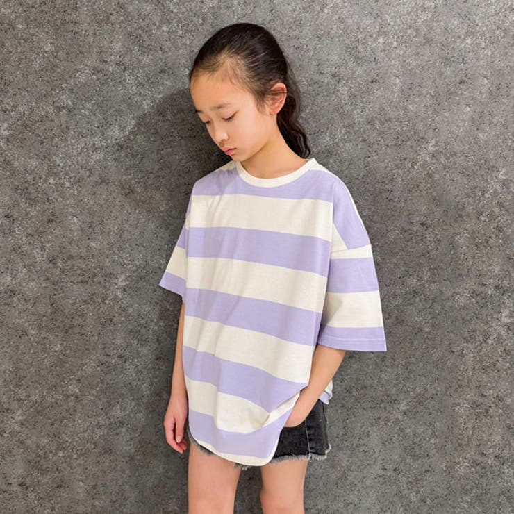 【送料無料】キッズTシャツ半袖ティーシャツBIGビッグシルエットドルマンT子供服男の子女の子ボーイズガールズボーダーオーバーサイズゆったり大きめコットン綿100％ジュニアカジュアル110cm120cm130cm140cm150cm160cm「524-102.124」