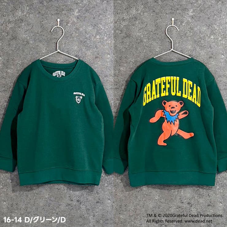 GRATEFULDEAD オーバーサイズ裏起毛トレーナー キッズ | ZI-ON | 詳細画像17 