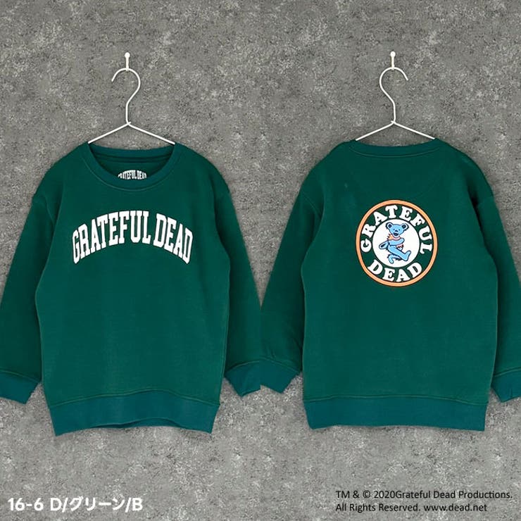 GRATEFULDEAD オーバーサイズ裏起毛トレーナー キッズ | ZI-ON | 詳細画像9 