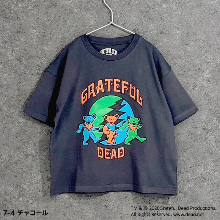 【送料無料】GRATEFULDEADオーバーサイズＴシャツキッズ子供服男の子女の子キャラクターグレイトフルデッド半袖プリントBIGビッグシルエットコットン綿100%ジュニア夏物夏服韓国子供服110cm120cm130cm140cm150cm160cm「GF25-01」