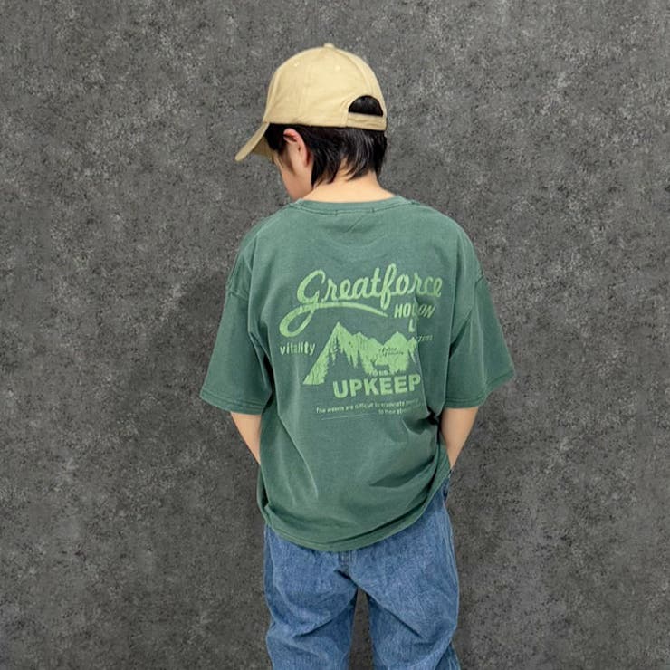 【送料無料】SHISKYピグメント染めオーバーサイズプリントTシャツキッズ子供服男の子女の子半袖TシャツティーシャツBIGビッグシルエットビックプリントゆったり大きめジュニア夏物夏服韓国子供服110cm120cm130cm140cm150cm160cm「325-01」