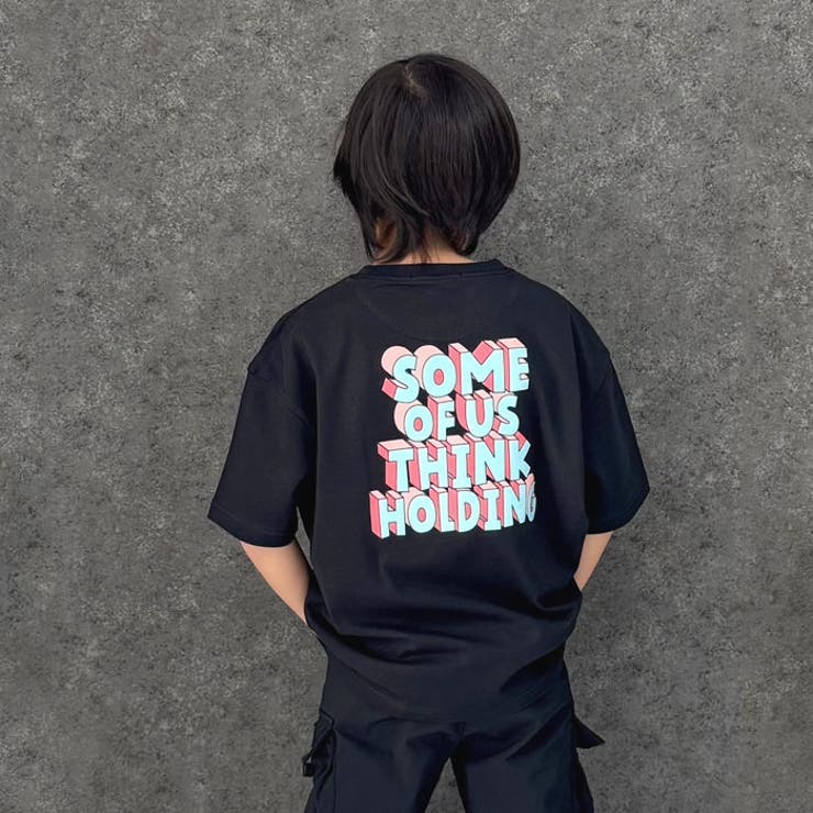 【送料無料】SHISKYオーバーサイズプリントTシャツキッズ子供服男の子女の子半袖ティーシャツバックプリントBIGビッグシルエットビックゆったり大きめコットン綿100％ジュニア夏物夏服韓国子供服110cm120cm130cm140cm150cm160cm「125-01」