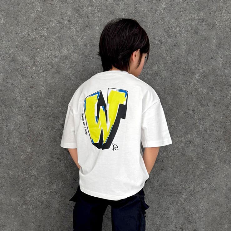 【送料無料】SHISKYオーバーサイズプリントTシャツキッズ子供服男の子女の子半袖ティーシャツバックプリントBIGビッグシルエットビックゆったり大きめコットン綿100％ジュニア夏物夏服韓国子供服110cm120cm130cm140cm150cm160cm「125-01」
