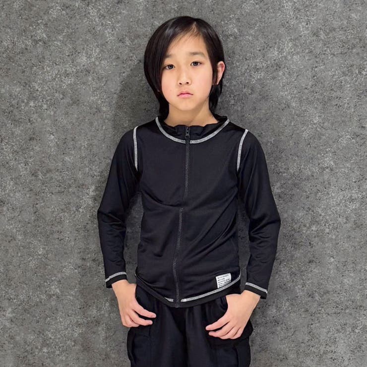 フルジップラッシュガード キッズ水着 子供用 | ZI-ON | 詳細画像3 