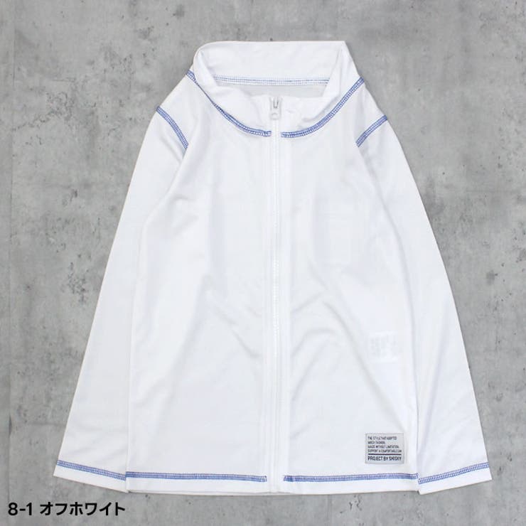 フルジップラッシュガード キッズ水着 子供用 | ZI-ON | 詳細画像4 